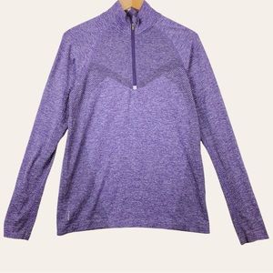 Champion Vapor GEAR Half Zip Thermal Long Sleeve Vented Heather Pullover Shirt